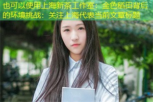 金色稻田背后的环境挑战:关注上海 金色稻田背后的环境挑战:关注上海